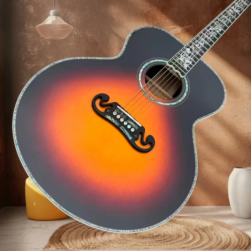 Sunburst All Solid Wood Gib Custom Shop Gallery Edition Master Grade Sitka Spruce & Quilted Maple 3-Piece Back Free Shipping
Sunburst All Solid Wood Gib Custom Shop Gallery Edition Master Grade Sitka Spruce & Quilted Maple 3-Piece Back Free Shipping