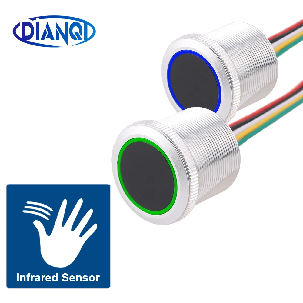 28mm Waterproof Detection Infrared Sensor Switches DC 12V 24V 36V Green Blue NO NC LED Aluminum transducer For Door Or Bell
28mm Waterproof Detection Infrared Sensor Switches DC 12V 24V 36V Green Blue NO NC LED Aluminum transducer For Door Or Bell