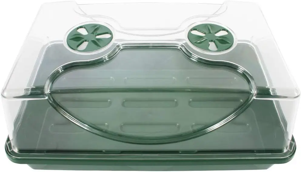 Размножитель среднего разлага 15x9x7 дюймов, черный/темно-зеленый — многоразовый поднос для растений для рассады и контроля влажности
Размножитель среднего разлага 15x9x7 дюймов, черный/темно-зеленый — многоразовый поднос для растений для рассады и контроля влажности