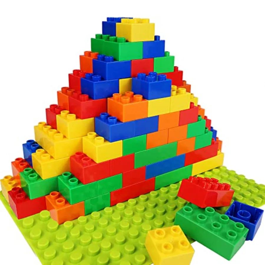 Building Blocks for Toddlers Including a Baseplate, 101-piece Large Classic Building Bricks Set for of All Ages, Basic STEM Toy
Building Blocks for Toddlers Including a Baseplate, 101-piece Large Classic Building Bricks Set for of All Ages, Basic STEM Toy