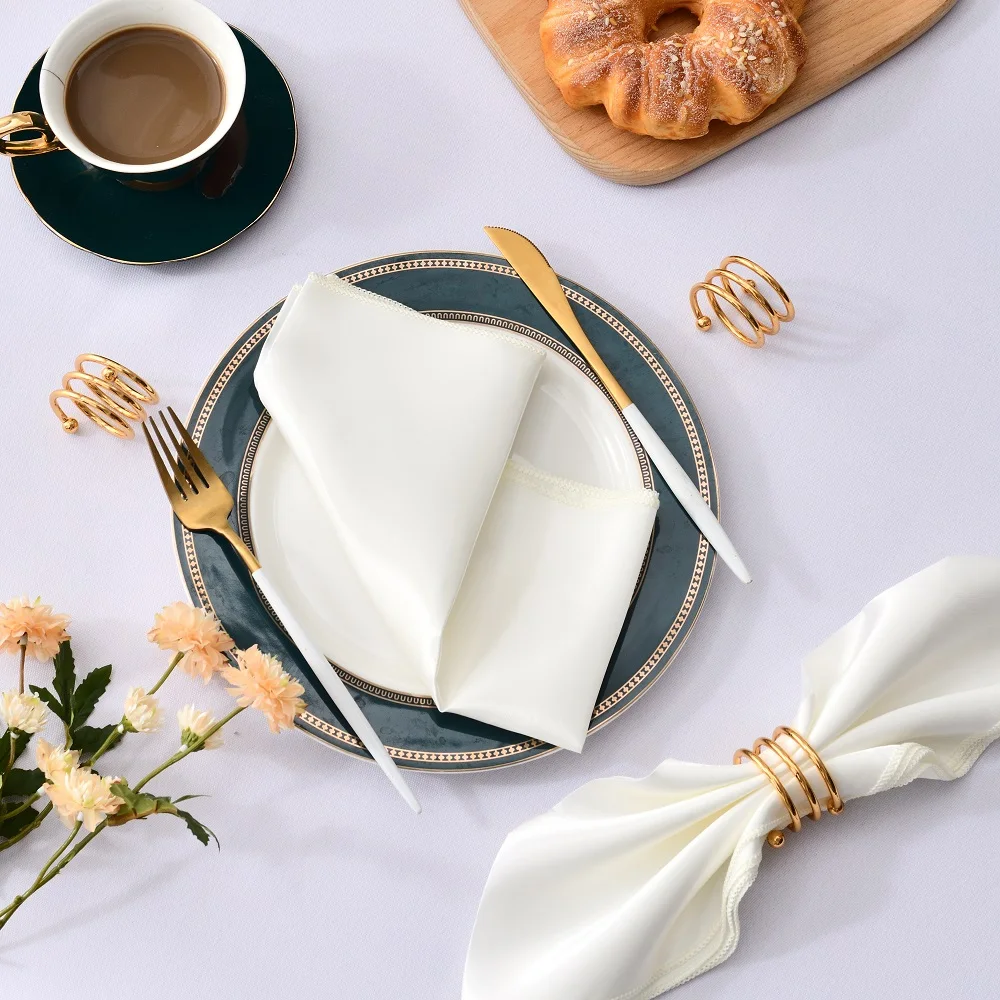 10 Pcs Satin Table Napkins 50*50cm Square Dinner Napkins Washable Soft Table Napkins for Wedding Birthday Parties Decoration
10 Pcs Satin Table Napkins 50*50cm Square Dinner Napkins Washable Soft Table Napkins for Wedding Birthday Parties Decoration
