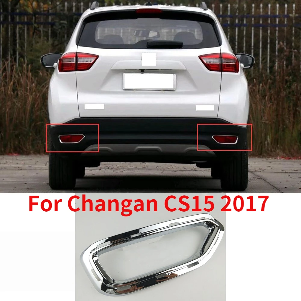 CAPQX For Changan CS15 2017 Rear Bumper Fog Light Foglamp Frame Chrome Fog Lamp Cover Trim Shell Foglight Mask Hood Garnish Lid
CAPQX For Changan CS15 2017 Rear Bumper Fog Light Foglamp Frame Chrome Fog Lamp Cover Trim Shell Foglight Mask Hood Garnish Lid