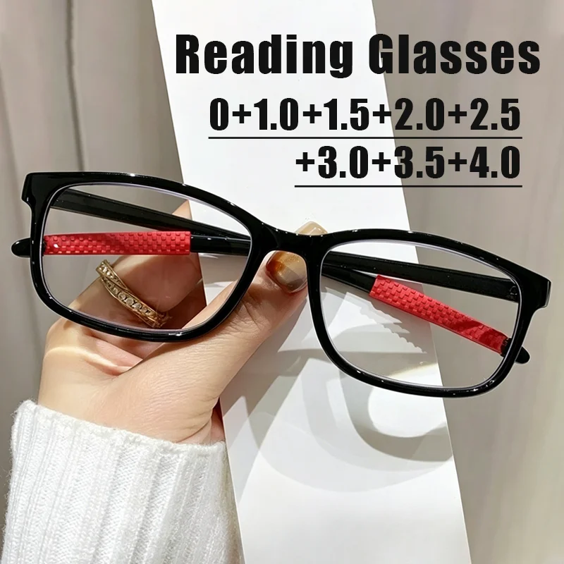 Sporty Style Small-Frame Presbyopia Glasses Unisex Blue Light Blocking Goggles Stylish Square-Frame HD Anti-Slip Reading Glasses
Sporty Style Small-Frame Presbyopia Glasses Unisex Blue Light Blocking Goggles Stylish Square-Frame HD Anti-Slip Reading Glasses