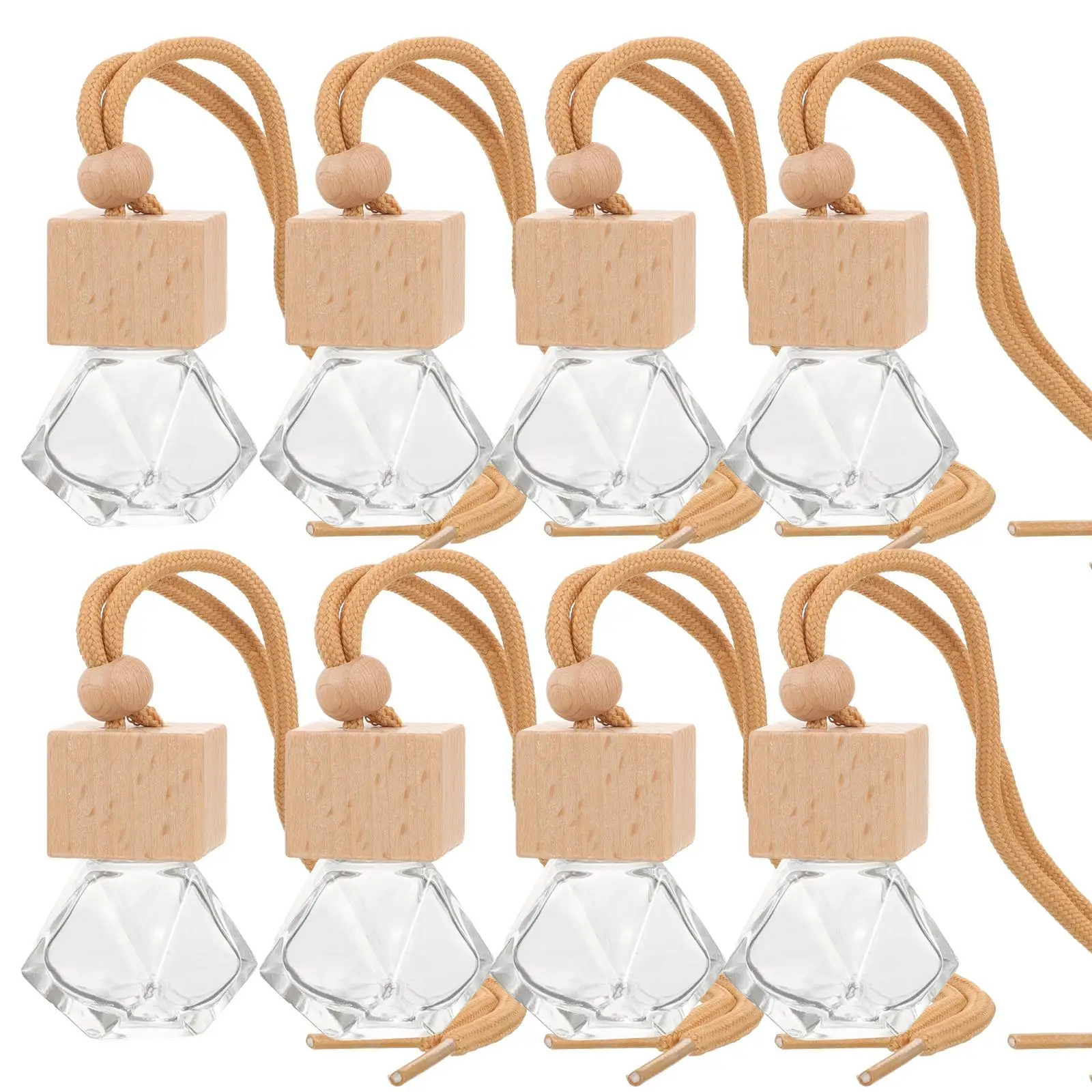 10 Pcs 10ML Square Cap Clear Perfume Bottles Car Pendant Aroma Diffuser Decorative Fragrance Essential Oil Glass Accessories
10 Pcs 10ML Square Cap Clear Perfume Bottles Car Pendant Aroma Diffuser Decorative Fragrance Essential Oil Glass Accessories