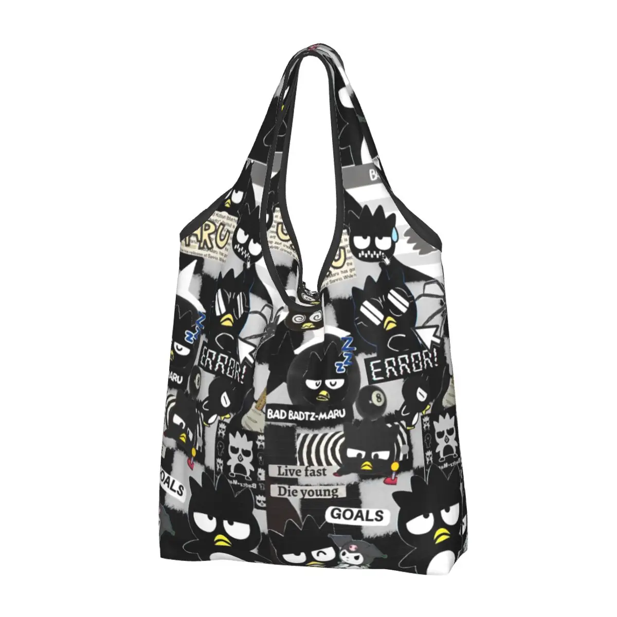 BAD Badtz-Maru Cartoon Shopper Bag Travel Handbags Ladies Designer Shoulder Bag Kawaii Cloth Tote Bag
BAD Badtz-Maru Cartoon Shopper Bag Travel Handbags Ladies Designer Shoulder Bag Kawaii Cloth Tote Bag