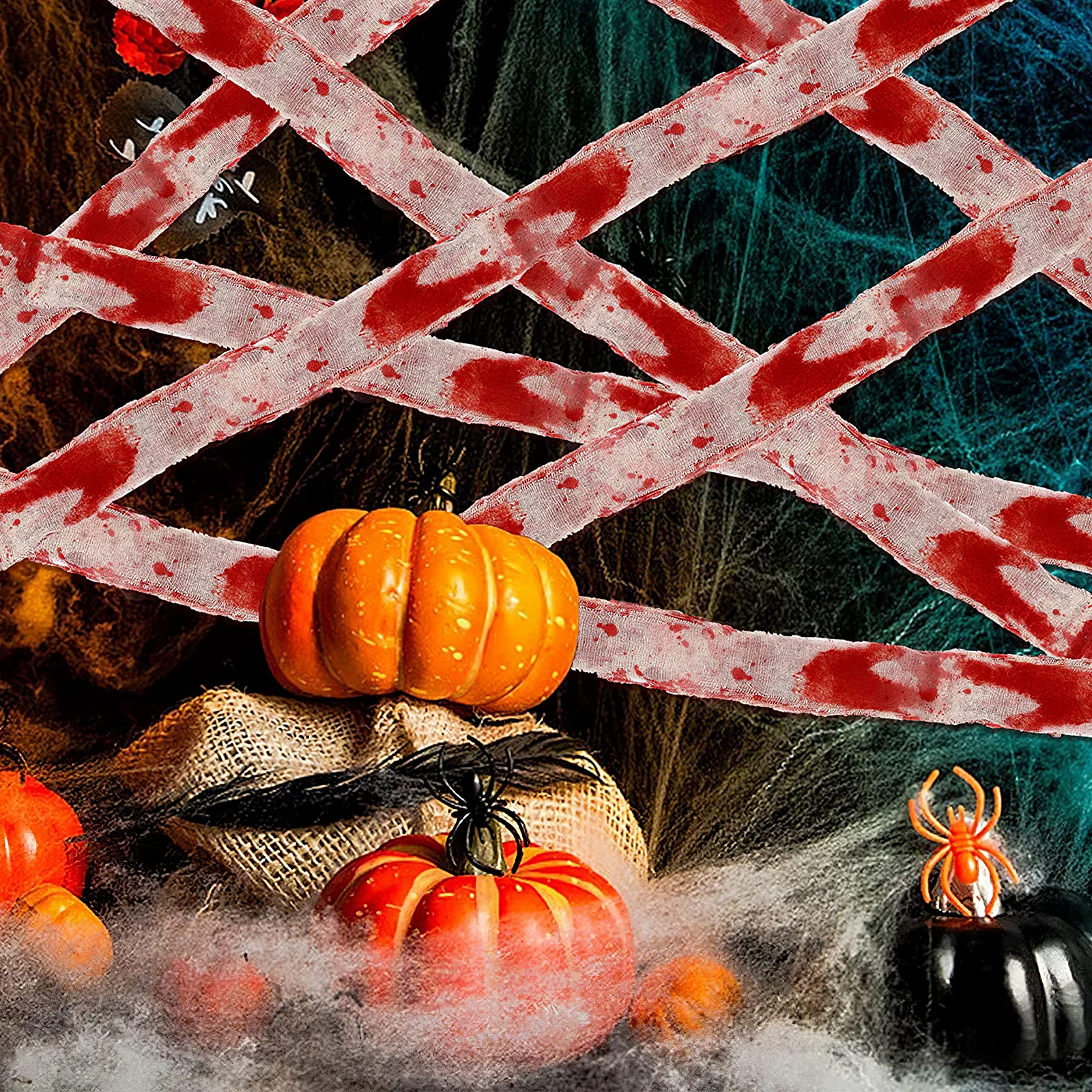 1 Roll Halloween Bloody Creepy Gauze Prop Spooky Decorative Cloth Party Atmosphere Layout Haunted Spider Web
1 Roll Halloween Bloody Creepy Gauze Prop Spooky Decorative Cloth Party Atmosphere Layout Haunted Spider Web