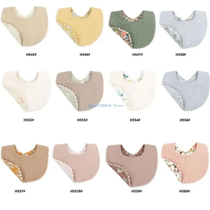 Reversible Baby Bibs Newborn Cotton Feeding Bib Saliva Towel Burp Cloth Skin-Friendly Infant Unisex Bibs Nursing Supply 
Reversible Baby Bibs Newborn Cotton Feeding Bib Saliva Towel Burp Cloth Skin-Friendly Infant Unisex Bibs Nursing Supply