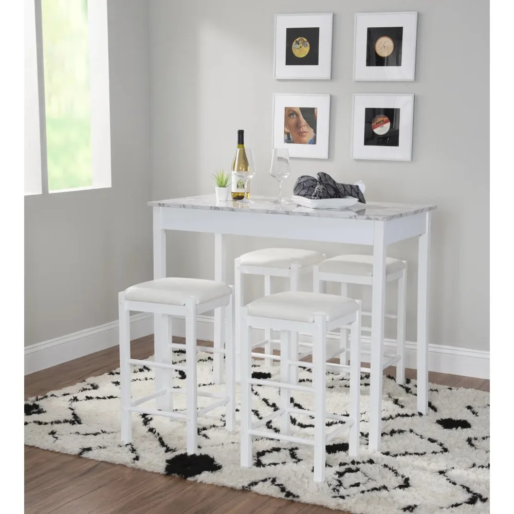-Dining Set With Table And Chair, 3 Piece Faux Marble Tavern Sets, Dining Room Set With Table And Chair
-Dining Set With Table And Chair, 3 Piece Faux Marble Tavern Sets, Dining Room Set With Table And Chair