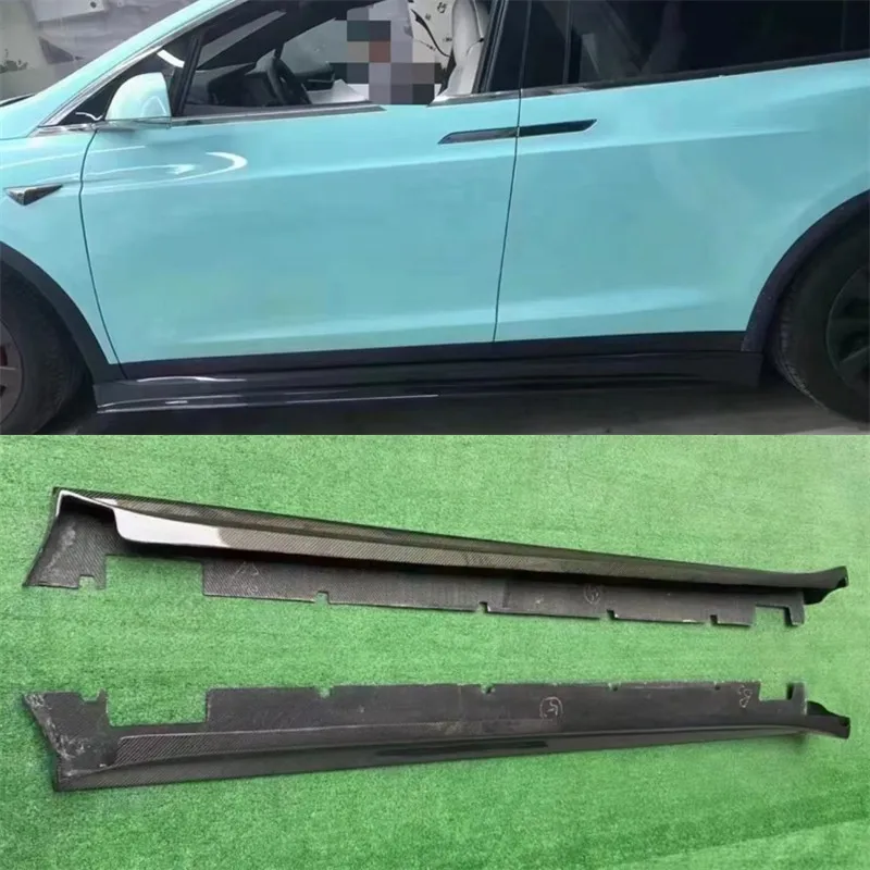 For Tesla Model X ReaI Carbon Fiber Side Skirts Extensions Lips Spoiler Body Kit
For Tesla Model X ReaI Carbon Fiber Side Skirts Extensions Lips Spoiler Body Kit