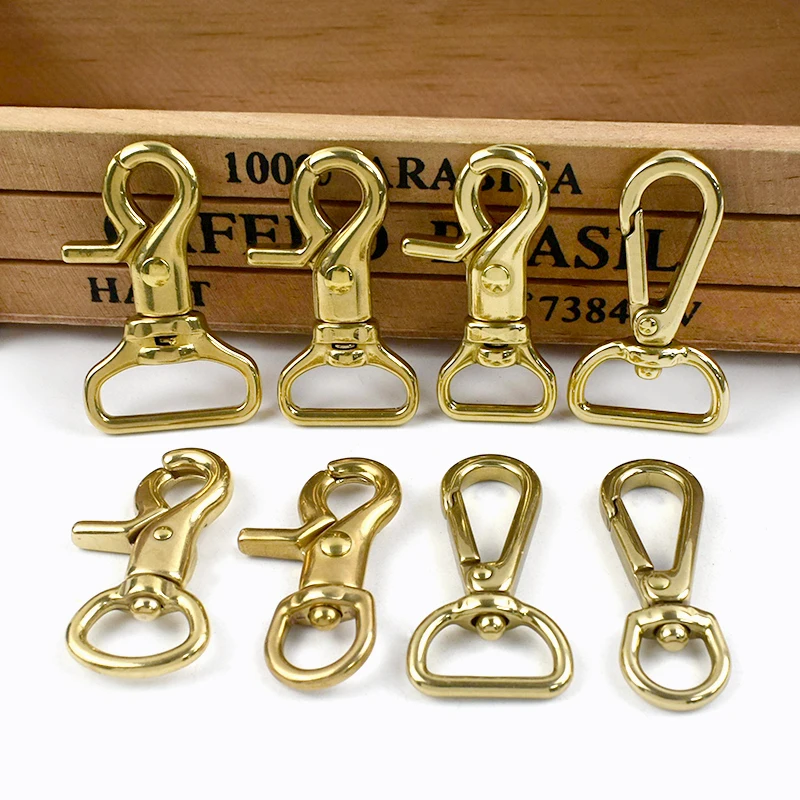 2/4/10Pcs 8-25mm Brass Pet Leash Buckle Keychain Bag Strap Swivel Trigger Clip Clasp Backpack Webbing Hook DIY Sewing Accessory 
2/4/10Pcs 8-25mm Brass Pet Leash Buckle Keychain Bag Strap Swivel Trigger Clip Clasp Backpack Webbing Hook DIY Sewing Accessory