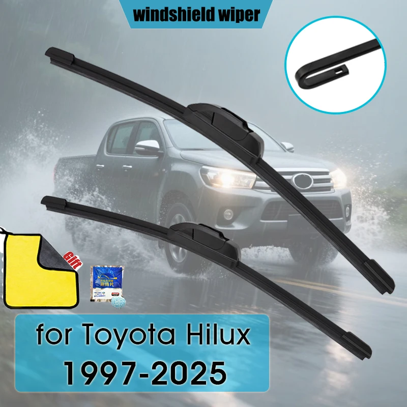 For Toyota Hilux N140 N150 N160 N170 AN10 AN20 AN30 AN120 AN130 1997-2025 Car Wiper Blades Front Windscreen Windshield Wipers
For Toyota Hilux N140 N150 N160 N170 AN10 AN20 AN30 AN120 AN130 1997-2025 Car Wiper Blades Front Windscreen Windshield Wipers