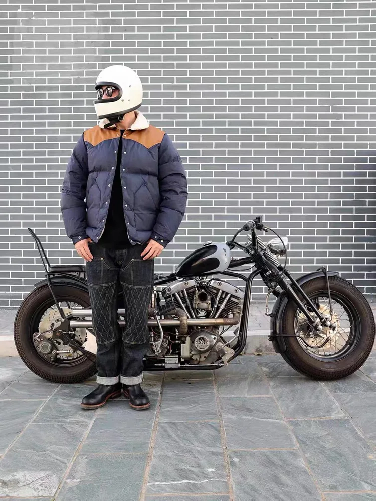 Легкий пуховик в стиле ретро в японском стиле, водонепроницаемое пальто из полиэстера и нейлона с волокном Cosite, пальто с воротником и геометрическим узором
Легкий пуховик в стиле ретро в японском стиле, водонепроницаемое пальто из полиэстера и нейлона с волокном Cosite, пальто с воротником и геометрическим узором