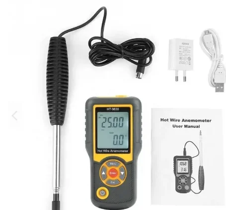 Portable Digital Hot Wire Anemometer Customizable Thermal Ultrasonic Wireless Device with 4-20mA Output OEM Supported
Portable Digital Hot Wire Anemometer Customizable Thermal Ultrasonic Wireless Device with 4-20mA Output OEM Supported