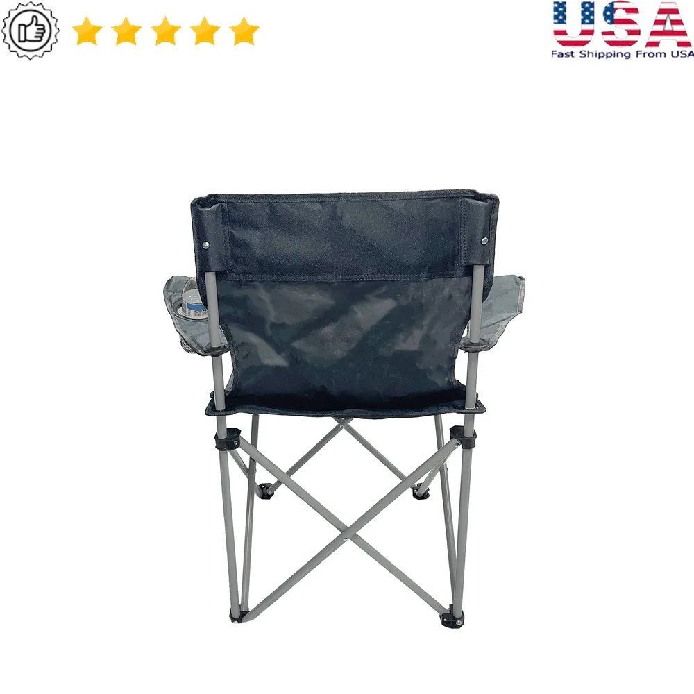 Folding Steel Tailgate Chair Camping Picnic Sporting Events Compact Design with Carry Bag and Cup Holder 225lb Capacity
Folding Steel Tailgate Chair Camping Picnic Sporting Events Compact Design with Carry Bag and Cup Holder 225lb Capacity