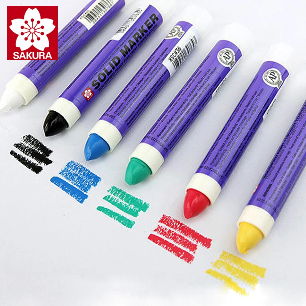 1pc Sakura Solid Paint Pen XSC Permanently Non Fading Engineering Wood Metal Marking Tire Multi-color Industrial Supplies
1pc Sakura Solid Paint Pen XSC Permanently Non Fading Engineering Wood Metal Marking Tire Multi-color Industrial Supplies