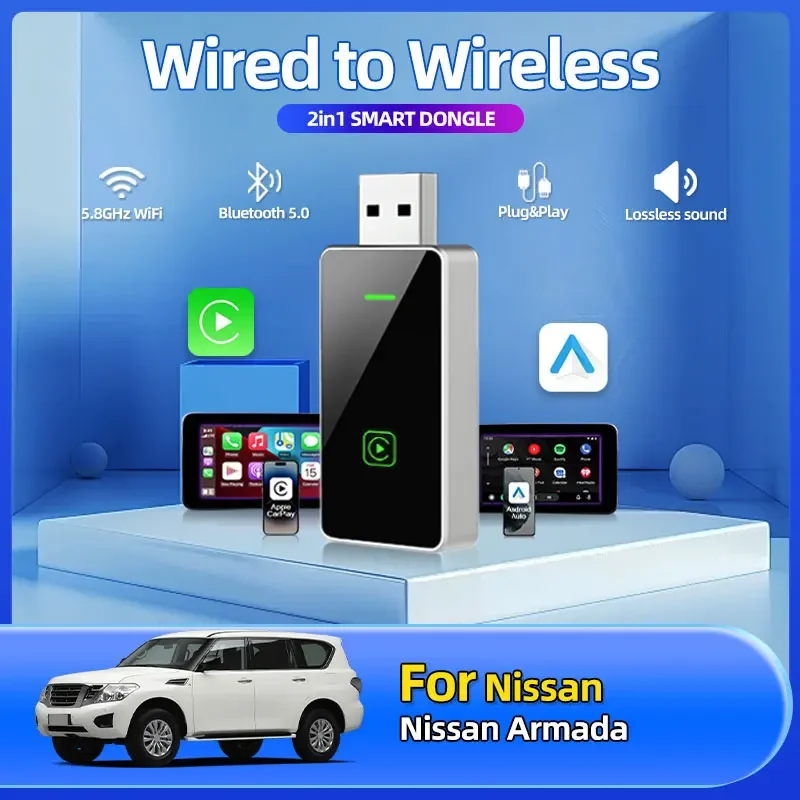 2025 модный новый 2в1 беспроводной автомобильный игровой адаптер USB-ключ Smart Mini Box Plug and Play автомобильные аксессуары для Nissan Armada
2025 модный новый 2в1 беспроводной автомобильный игровой адаптер USB-ключ Smart Mini Box Plug and Play автомобильные аксессуары для Nissan Armada