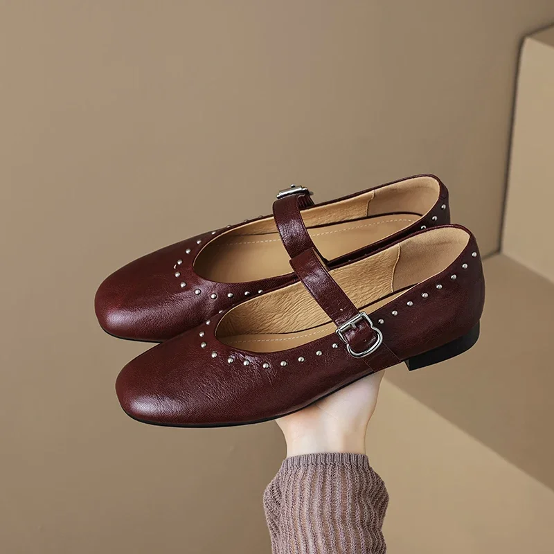 2025 new spring autumn women pumps natural leather 22-24.5cm sheepskin+pigskin low heel buckle women shoes Mary Jane shoes
2025 new spring autumn women pumps natural leather 22-24.5cm sheepskin+pigskin low heel buckle women shoes Mary Jane shoes