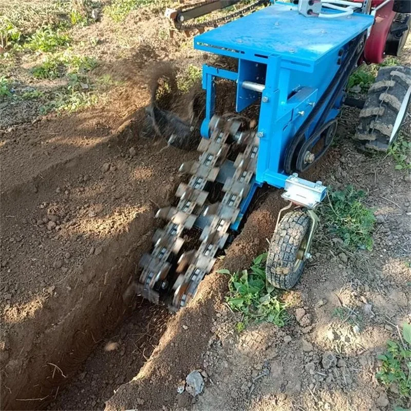 Custom Walk-Behind Small Chain Trencher Agricultural Ditching Machine Double Chain ditching machine For Orchard & Pipe Grooving
Custom Walk-Behind Small Chain Trencher Agricultural Ditching Machine Double Chain ditching machine For Orchard & Pipe Grooving