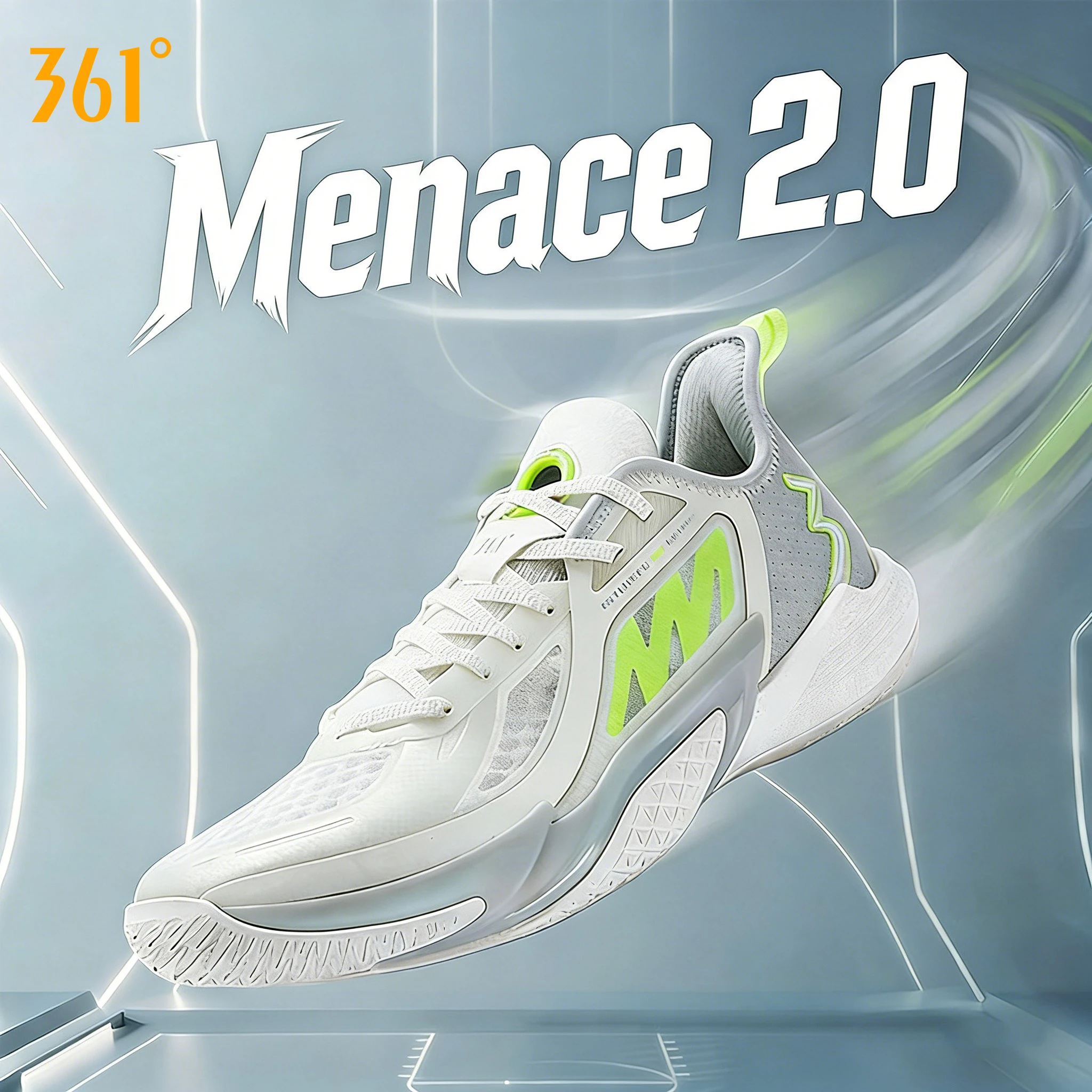 361 Degrees Menace 2.0 Men's Basketball shoes Lightweight Breathable Mesh Upper Anti-slip Wear-resistant Male Sneakers 672611113
361 Degrees Menace 2.0 Men's Basketball shoes Lightweight Breathable Mesh Upper Anti-slip Wear-resistant Male Sneakers 672611113