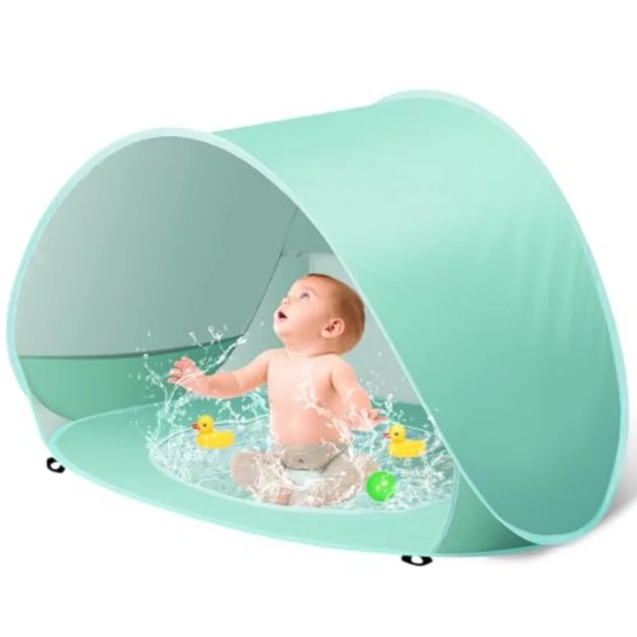 Baby Beach Tent with Pool, Pop Up Sun Shelter UPF 50+ UV Protection for Infant Toddlers, Portable Shade Tent with Carry Bag for
Baby Beach Tent with Pool, Pop Up Sun Shelter UPF 50+ UV Protection for Infant Toddlers, Portable Shade Tent with Carry Bag for