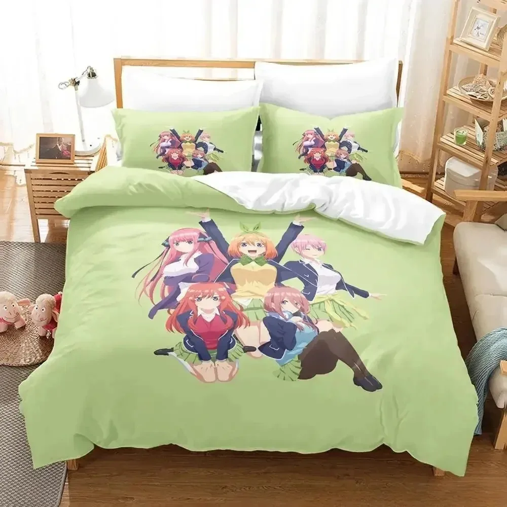 The Quintessential Quintuplets Bedding Set Bedroom Soft Modern Bedspreads Comefortable Kids Duvet Cover Quilt Cover Pillowcase
The Quintessential Quintuplets Bedding Set Bedroom Soft Modern Bedspreads Comefortable Kids Duvet Cover Quilt Cover Pillowcase