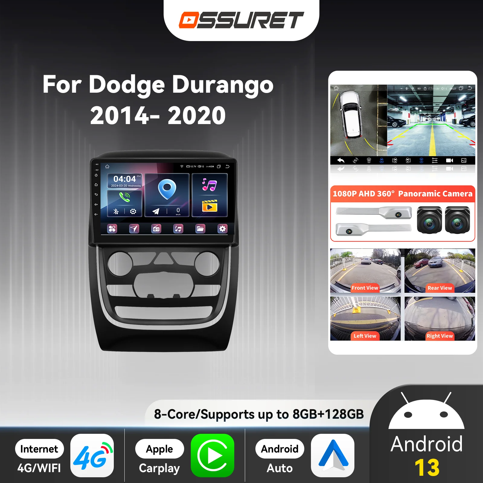 Android 13 авто автомобильный радиоприемник мультимедийный плеер для Dodge Durango 2014-2020 авторадио 4G WIFI Carplay GPS navi стерео 2Din головное устройство
Android 13 авто автомобильный радиоприемник мультимедийный плеер для Dodge Durango 2014-2020 авторадио 4G WIFI Carplay GPS navi стерео 2Din головное устройство