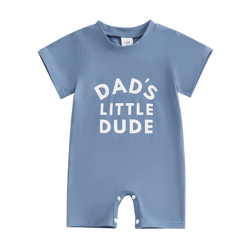 Baby Boys Rompers Letter Print Round Neck Short Sleeve Summer Clothes Bodysuits Jumpsuits
Baby Boys Rompers Letter Print Round Neck Short Sleeve Summer Clothes Bodysuits Jumpsuits