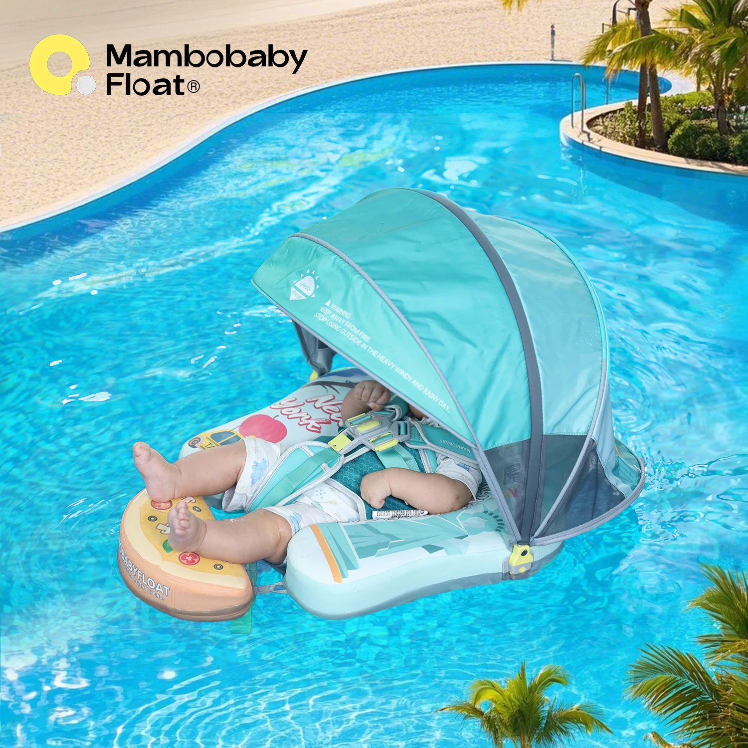 Mambobaby Float Never Inflate,Instant Use Canopy Globally Certified Safe Design Baby Swim Ring Toddler Pool Float Infant Floater
Mambobaby Float Never Inflate,Instant Use Canopy Globally Certified Safe Design Baby Swim Ring Toddler Pool Float Infant Floater