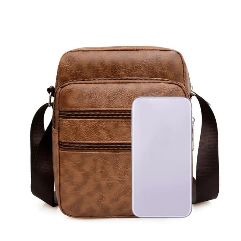 1PC Men's Shoulder Bag PU Business Leisure Large Capacity Portable Handbag Multi Layer Waterproof Summer Male's Crossbody Bags
1PC Men's Shoulder Bag PU Business Leisure Large Capacity Portable Handbag Multi Layer Waterproof Summer Male's Crossbody Bags