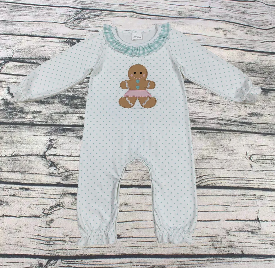 Wholesale Newborn Toddler Embroidery Romper Kids Infant Christmas Gingerbread Clothing Children Long Sleeves Baby Girl Jumpsuit
Wholesale Newborn Toddler Embroidery Romper Kids Infant Christmas Gingerbread Clothing Children Long Sleeves Baby Girl Jumpsuit