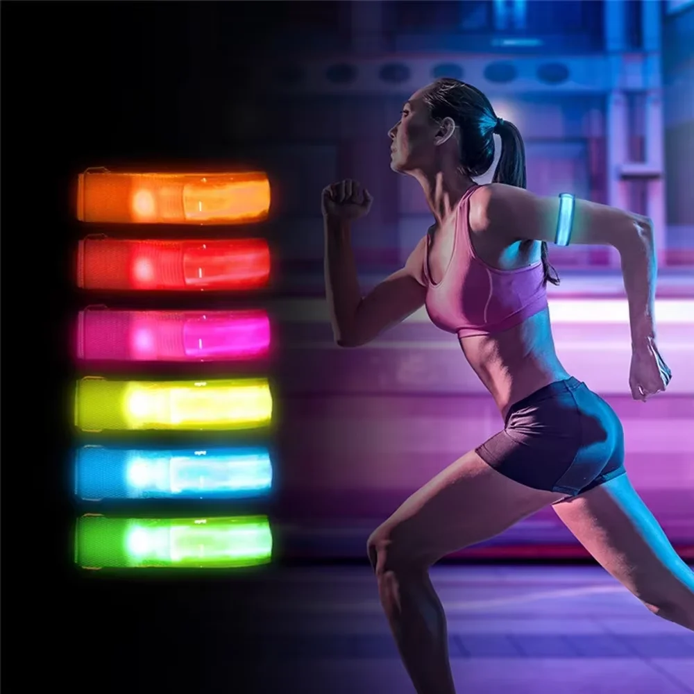 1PCS USB LED Light Strap Wrist Slap Armband Ankle Running Riding Glow Outdoor Sports Night Running Light Safety USB Charging
1PCS USB LED Light Strap Wrist Slap Armband Ankle Running Riding Glow Outdoor Sports Night Running Light Safety USB Charging