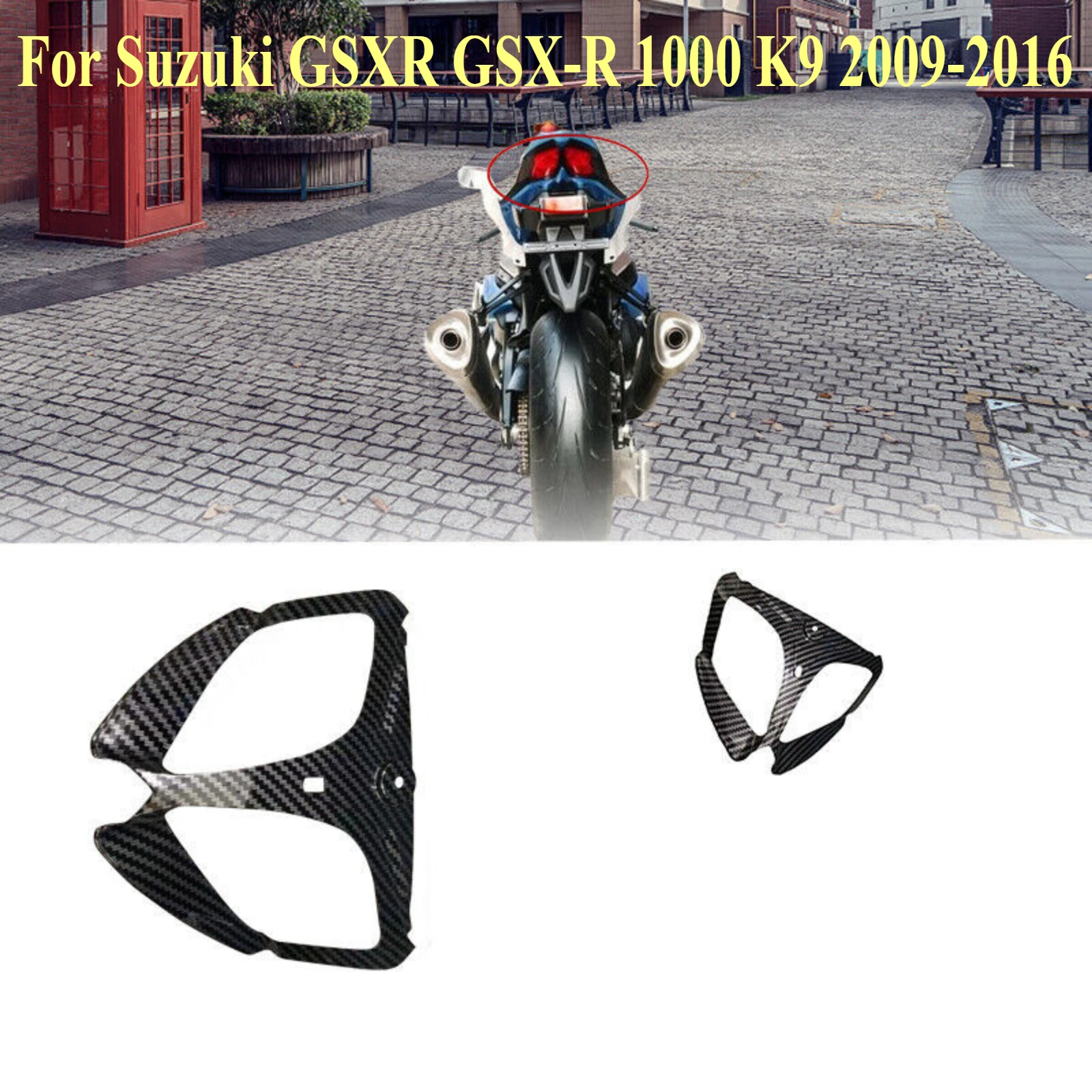 For Suzuki GSXR GSX-R 1000 K9 2009-2016 Motorcycle Rear Tail Light Fairing Cowling Fit Rear Lamp Fairing Cover Moto Bodywork
For Suzuki GSXR GSX-R 1000 K9 2009-2016 Motorcycle Rear Tail Light Fairing Cowling Fit Rear Lamp Fairing Cover Moto Bodywork
