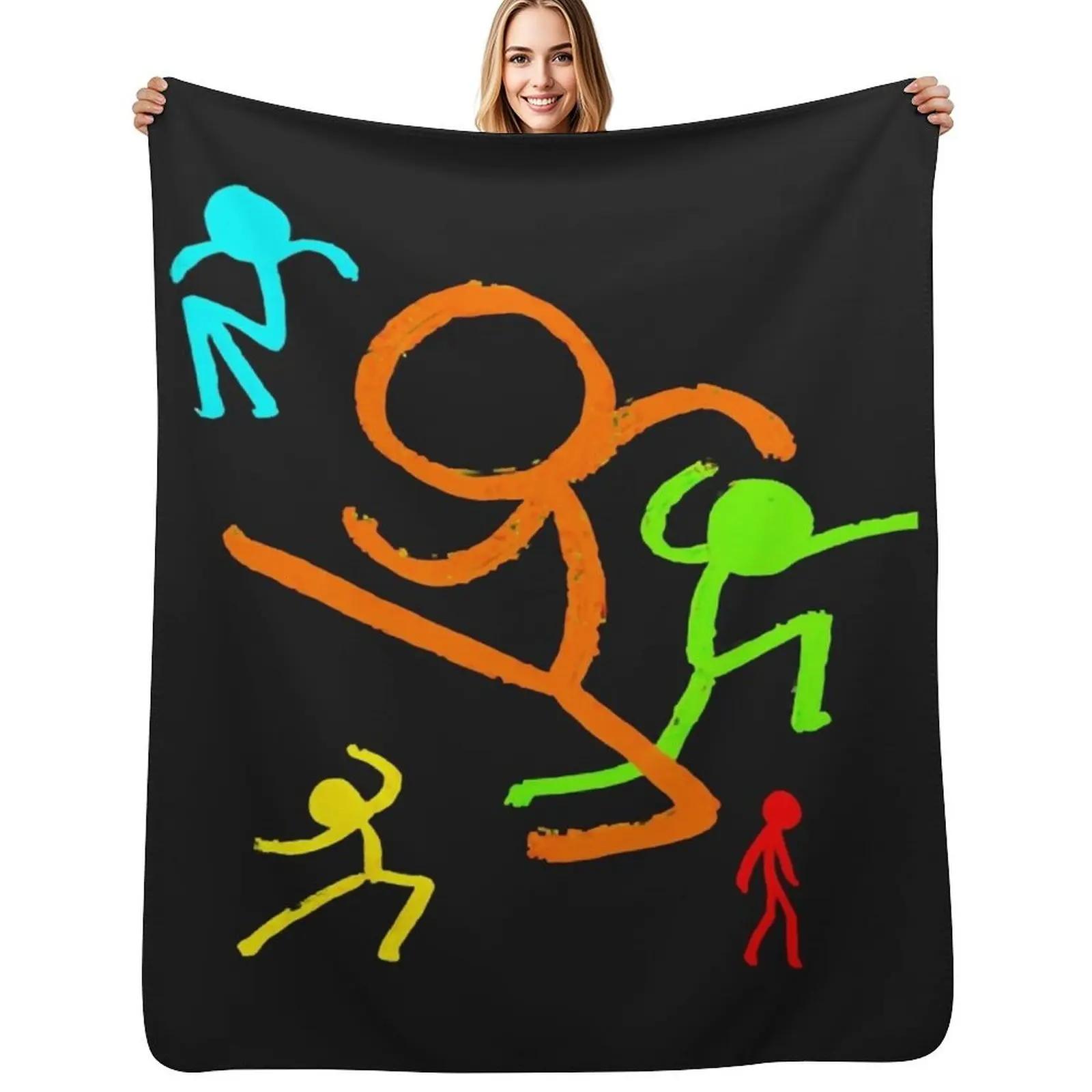 Alan Becker Five Stick Figures Classic Throw Blanket All Season Soft Lightweight Blanket for Home
Alan Becker Five Stick Figures Classic Throw Blanket All Season Soft Lightweight Blanket for Home