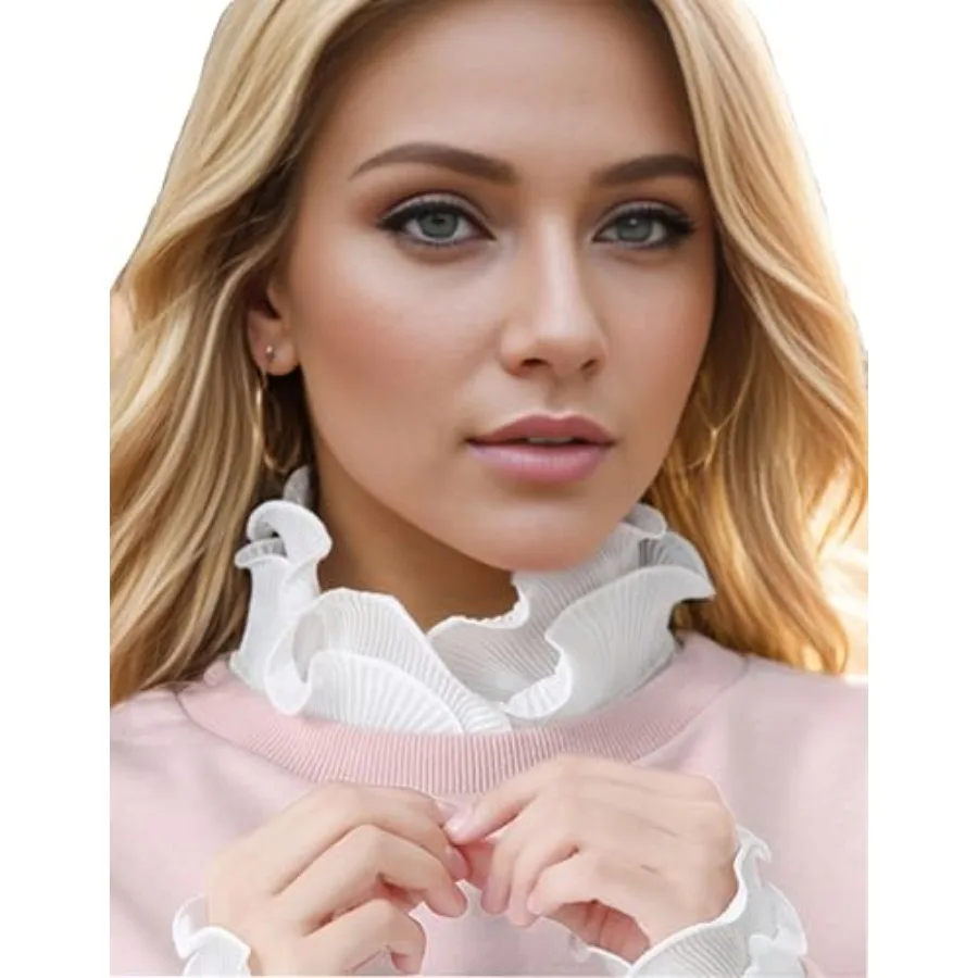Fake Collar Shirt Versatile Accessories Victorian Chiffon Dickey Collar For Women
Fake Collar Shirt Versatile Accessories Victorian Chiffon Dickey Collar For Women