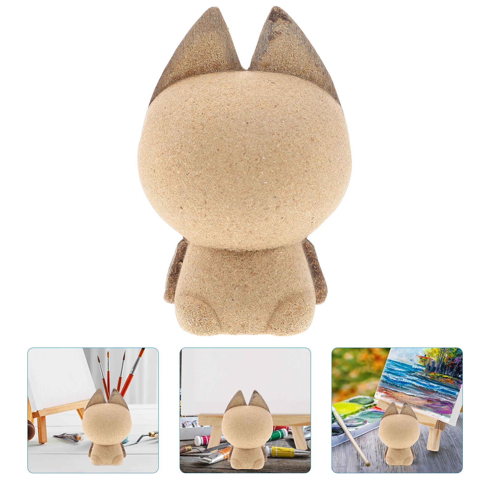 Wooden Animal Ornaments Crafts Cute Small Cat Figurines Paint Bamboo Home Decoration Solid Wood DIY Eco Friendly Creative Shape
Wooden Animal Ornaments Crafts Cute Small Cat Figurines Paint Bamboo Home Decoration Solid Wood DIY Eco Friendly Creative Shape