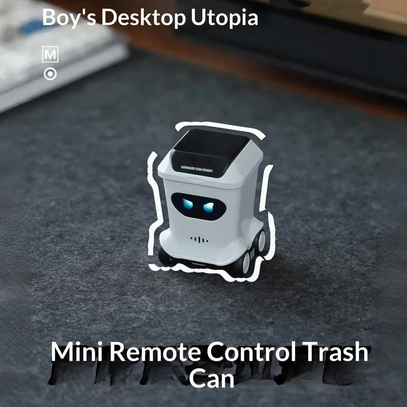 Remote Control Trash Can Robot Mini 4wd Rc Car Office Desktop Trendy Toy Decoration For Adults Funny Birthday Gift
Remote Control Trash Can Robot Mini 4wd Rc Car Office Desktop Trendy Toy Decoration For Adults Funny Birthday Gift