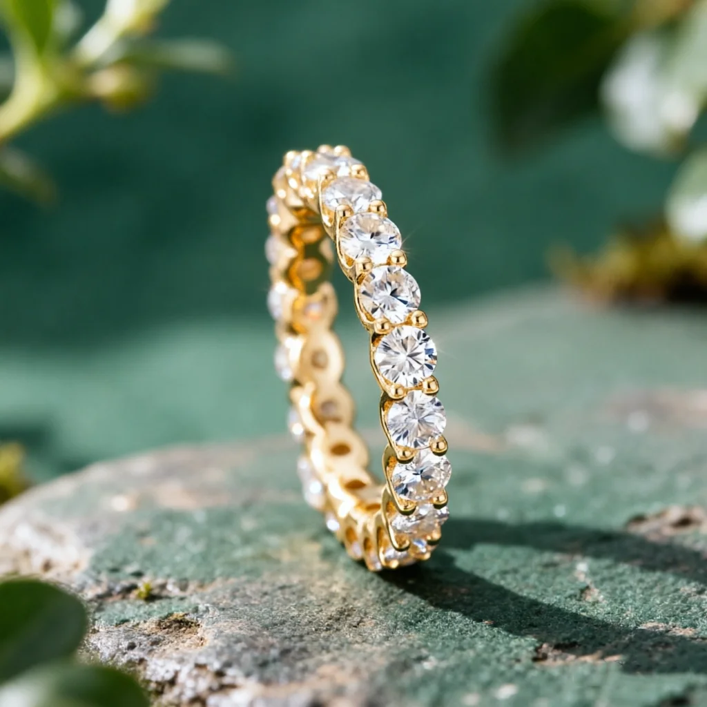 CxsJeremy 14K 585 Yellow Gold Moissanite Diamond Wedding Ring 3mm Moissanite Full Eternity Wedding Band for Women Classic Ring
CxsJeremy 14K 585 Yellow Gold Moissanite Diamond Wedding Ring 3mm Moissanite Full Eternity Wedding Band for Women Classic Ring