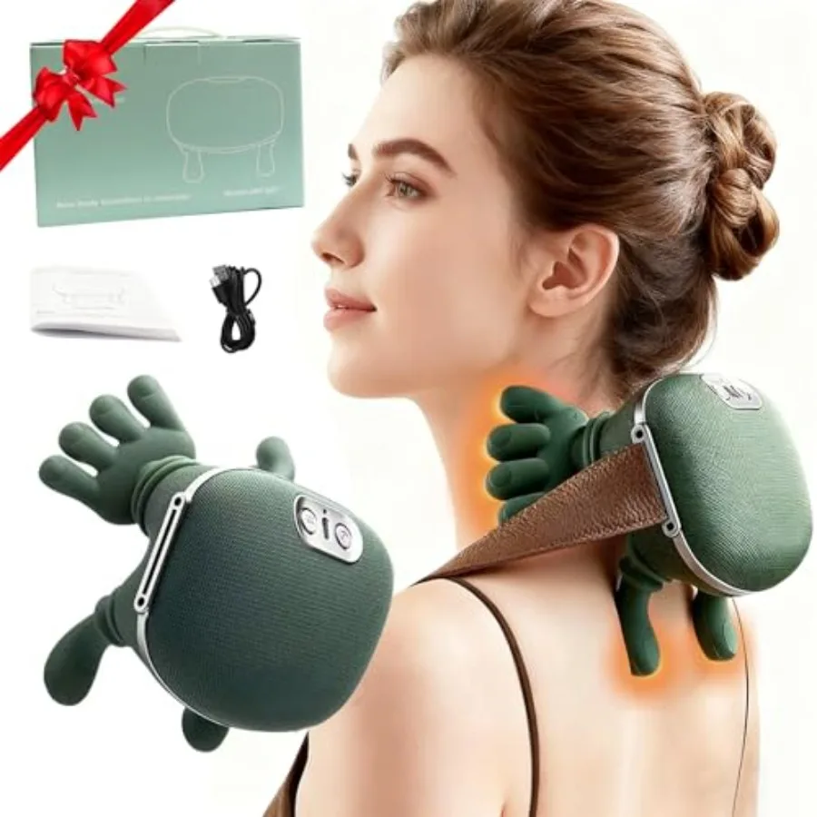Siasoo массажер для шеи с подогревом-беспроводной портативный шиацу для шеи и плеч глубокие ткани 4D разминающая массажная подушка имитация человека
Siasoo массажер для шеи с подогревом-беспроводной портативный шиацу для шеи и плеч глубокие ткани 4D разминающая массажная подушка имитация человека