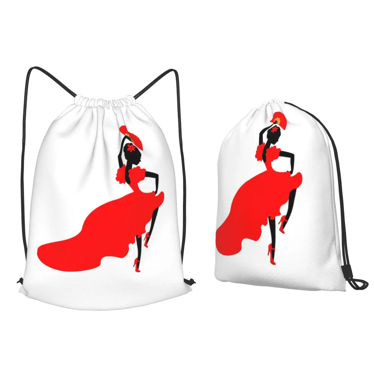 Lady Flamenco Dancer Backpacks Portable Drawstring Bags Storage Bag Book Bags for Man Woman School
Lady Flamenco Dancer Backpacks Portable Drawstring Bags Storage Bag Book Bags for Man Woman School
