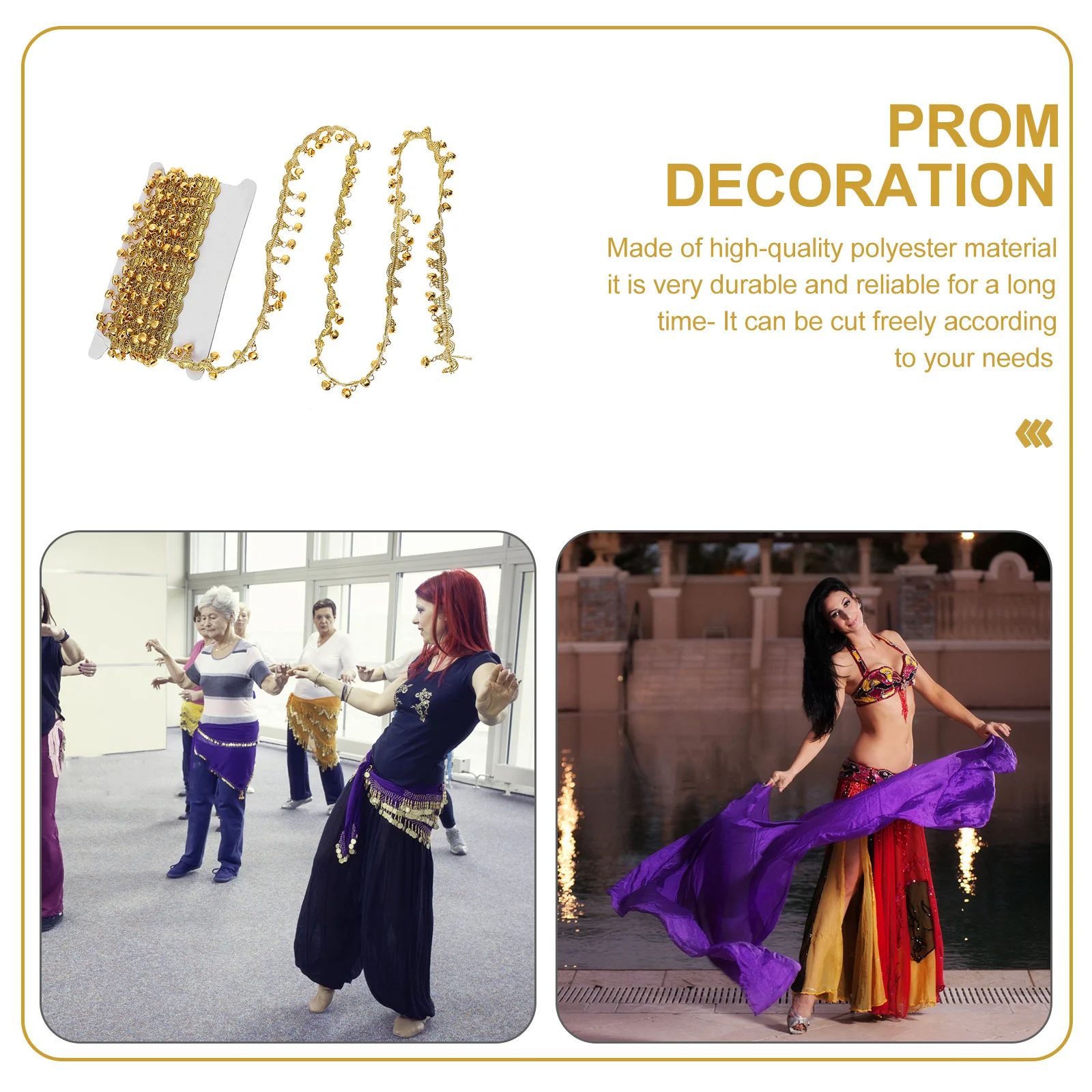 1Pcs Premium Bell Waist Chain Delicate Gift for Girlfriend Decorative Chain Belt Stage Performance Beach Party
1Pcs Premium Bell Waist Chain Delicate Gift for Girlfriend Decorative Chain Belt Stage Performance Beach Party