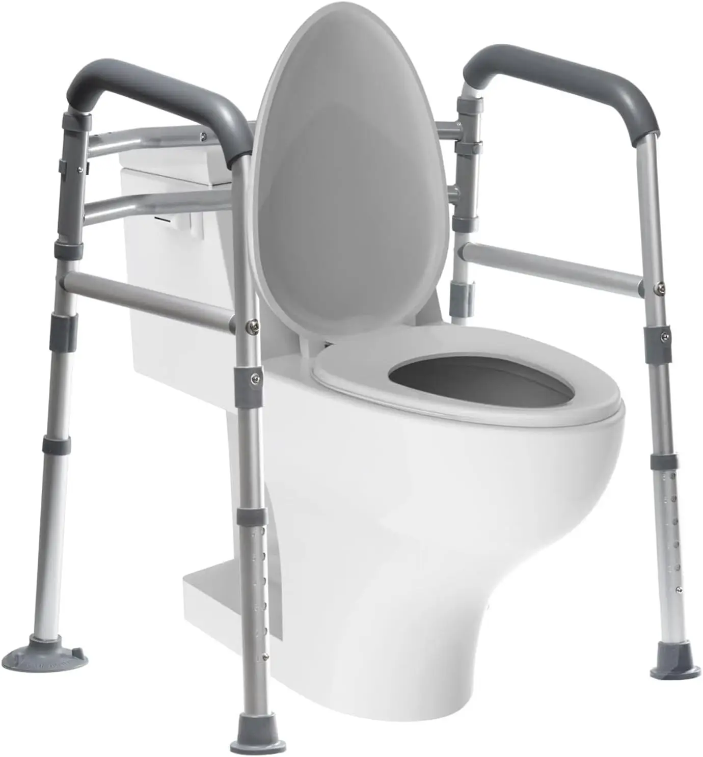 Foldable Toilet Safety Rails, Adjustable, 350 lbs Capacity, No Tools Needed
Foldable Toilet Safety Rails, Adjustable, 350 lbs Capacity, No Tools Needed