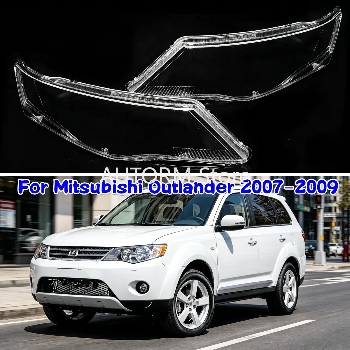 Left&Right Side Car Headlight Cover For Mitsubishi Outlander 2007-2009 Plastic Headlamp Lens Lampshade Shell Replace
Left&Right Side Car Headlight Cover For Mitsubishi Outlander 2007-2009 Plastic Headlamp Lens Lampshade Shell Replace