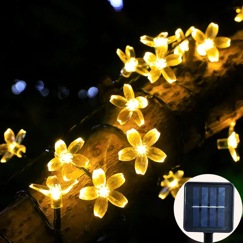 Solar PURPLE/WHITE/WARM/COLOR Cherry Blossom Garden Blossom Lights Garlands String Light Solar Outdoor Waterproof Christma Decor
Solar PURPLE/WHITE/WARM/COLOR Cherry Blossom Garden Blossom Lights Garlands String Light Solar Outdoor Waterproof Christma Decor