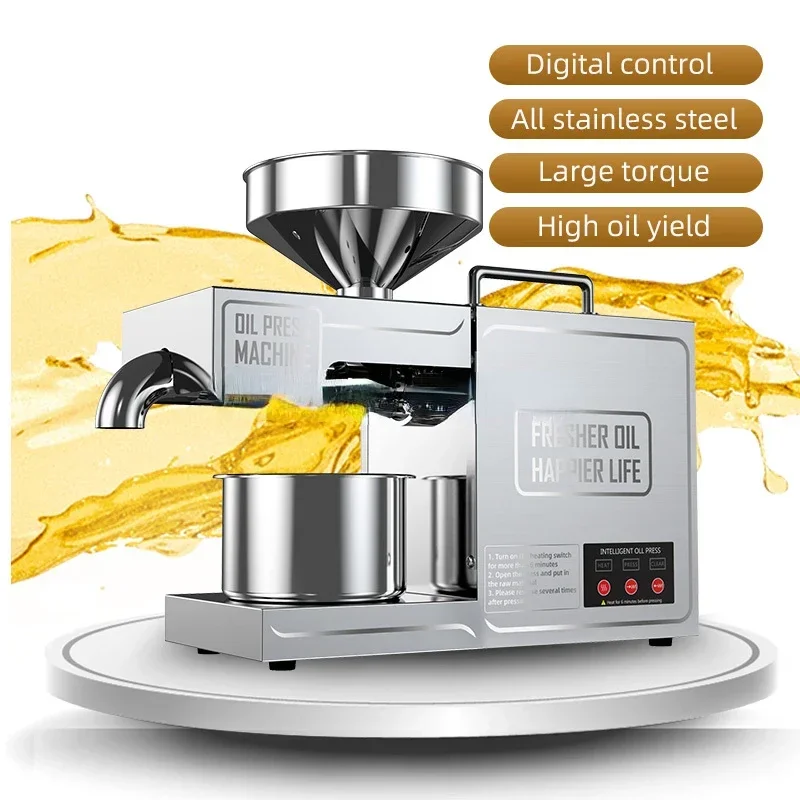 Hot SalesMachine Oil Press/mini Oil Press Machine/Intelligent Display Screen Household Oil Press
Hot SalesMachine Oil Press/mini Oil Press Machine/Intelligent Display Screen Household Oil Press