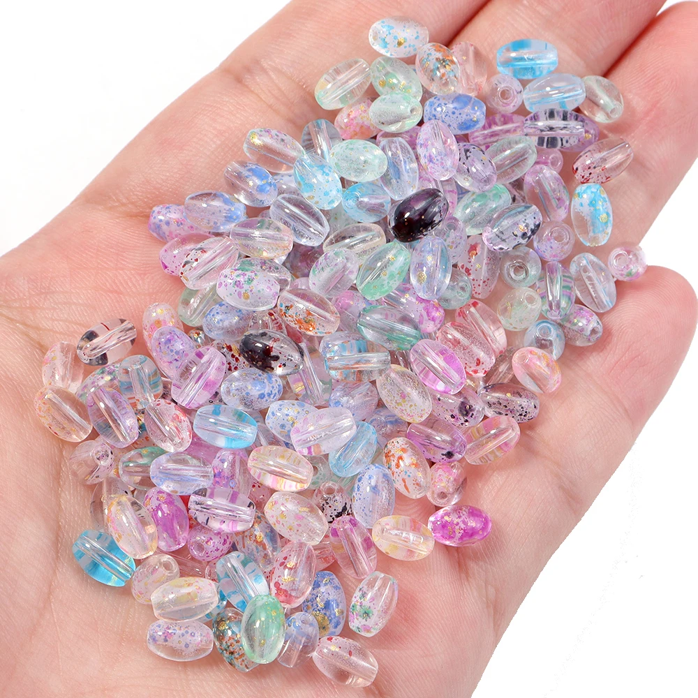 30g Rice grains Austrian crystal Glass beads 4.5*6.5mm oval shape glass spacer Loose beads for decoration making DIY accessories
30g Rice grains Austrian crystal Glass beads 4.5*6.5mm oval shape glass spacer Loose beads for decoration making DIY accessories