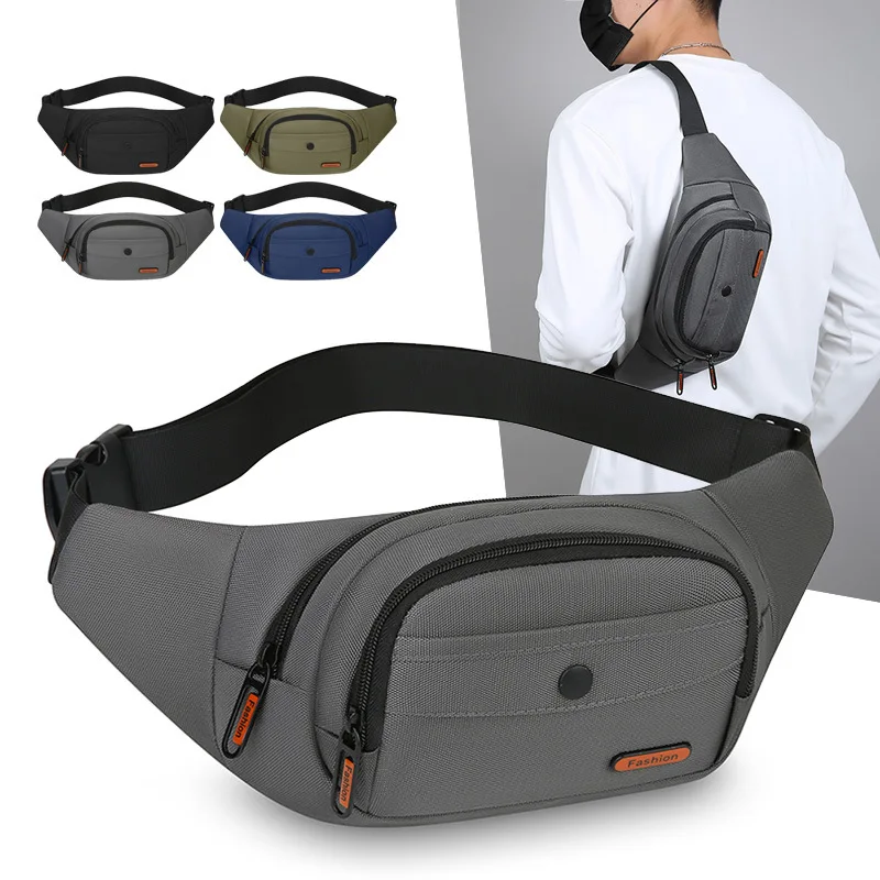 New Oxford Cloth Men's Chest Bag Anti-splashing Simple Casual Shoulder Bag Outdoor Sports Cycling Crossbody Bag Waist Pack
New Oxford Cloth Men's Chest Bag Anti-splashing Simple Casual Shoulder Bag Outdoor Sports Cycling Crossbody Bag Waist Pack