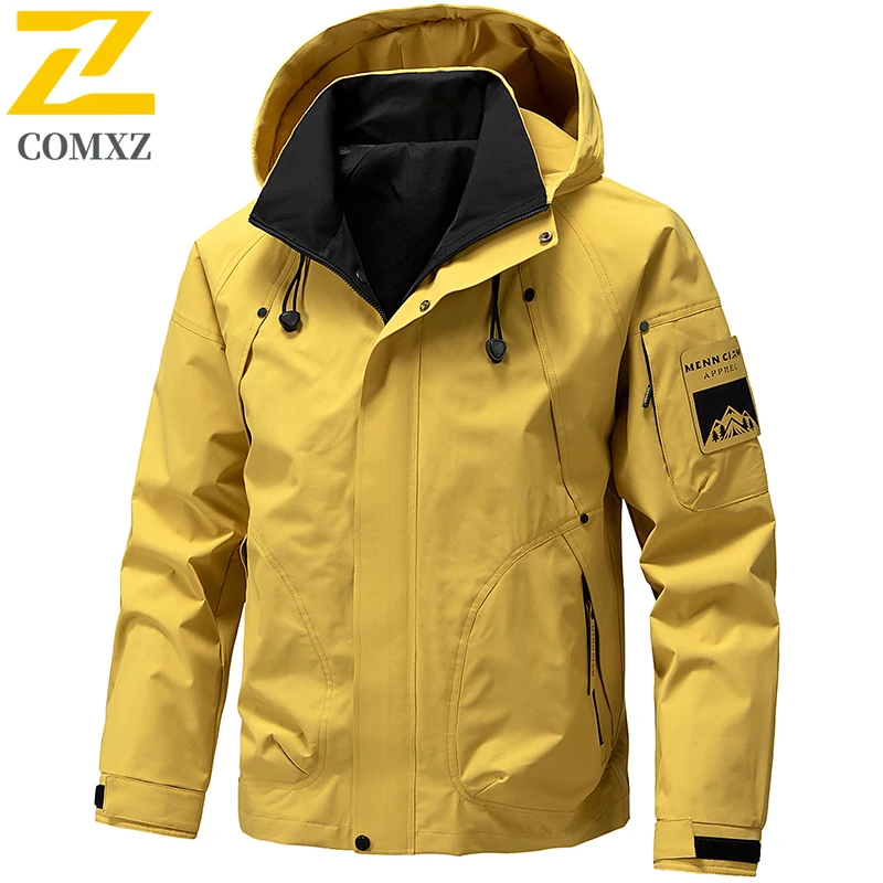 Spring and AutumnNew Men's Jacket with Hood and Slim Fit InnerPocket Design Embroidered Arm StyleJacket Windproof and WarmJacket
Spring and AutumnNew Men's Jacket with Hood and Slim Fit InnerPocket Design Embroidered Arm StyleJacket Windproof and WarmJacket