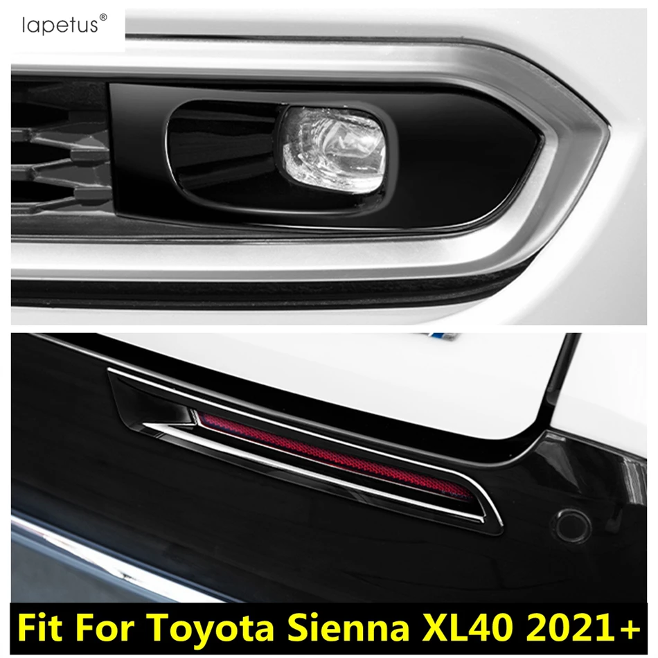 Front Rear Bumper Fog Light Lamp Frame Decoration Cover Trim For Toyota Sienna XL40 2021 - 2023 ABS Black Accessories Exterior
Front Rear Bumper Fog Light Lamp Frame Decoration Cover Trim For Toyota Sienna XL40 2021 - 2023 ABS Black Accessories Exterior