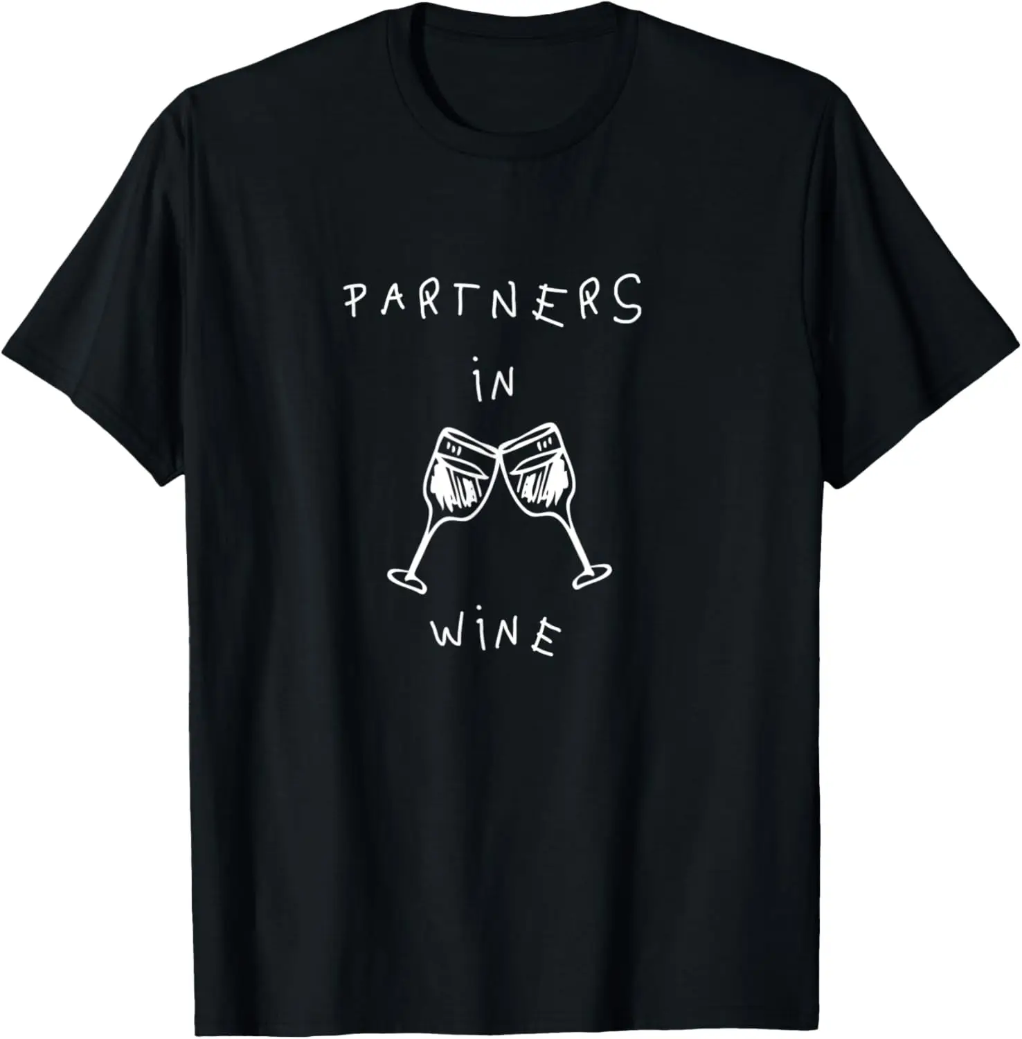 Partners in Wine Женская футболка для мамы с забавным днем и рисунком в стиле ретро
Partners in Wine Женская футболка для мамы с забавным днем и рисунком в стиле ретро