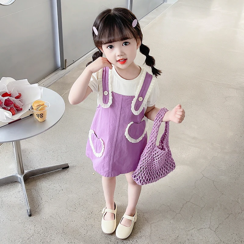 2023 Summer Children Clothing Sets Baby Girls T Shirt Love Lace Dress 2 Pcs Suit Kids Casual Clothes Infant Outfits 1-6 Years
2023 Summer Children Clothing Sets Baby Girls T Shirt Love Lace Dress 2 Pcs Suit Kids Casual Clothes Infant Outfits 1-6 Years